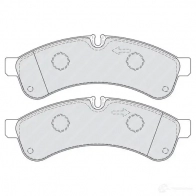 Тормозные колодки дисковые, комплект FERODO 2923 1 721695 FVR4039 YXPUFD - Изображение 3