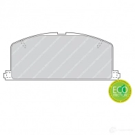 Тормозные колодки дисковые, комплект FERODO 208 70 716507 FDB308 24HTD - Изображение 2