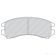 Тормозные колодки дисковые, комплект FERODO FDB550 2134 4 4JB5M6 Suzuki Swift