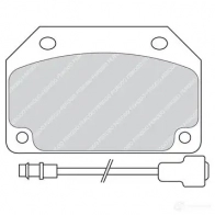 Тормозные колодки дисковые, комплект FERODO 716451 FDB203 2 0573 20590