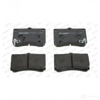 Тормозные колодки дисковые, комплект FERODO FDB714 716994 21540 2153 9 - Изображение 2