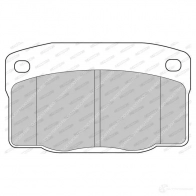 Тормозные колодки дисковые, комплект FERODO 715872 FDB1036 S T5TU - Изображение 1