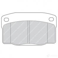 Тормозные колодки дисковые, комплект FERODO 715872 FDB1036 S T5TU - Изображение 2