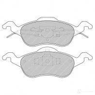 Тормозные колодки дисковые, комплект FERODO Ford Focus 1 Хэтчбек 1.8 Turbo DI / TDDi 90 л.с. 1998 – 2004 5016687256871 DFO H2 FCP1318H