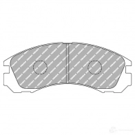 Тормозные колодки дисковые, комплект FERODO FDS765 5016687316476 ZT S3IWH 4403758