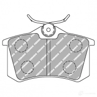 Тормозные колодки дисковые, комплект FERODO 5016687314274 EA UNJ FDS541 Renault Megane (KA) 1 Универсал 1.4 16V (KA0D. KA1H. KA0W. KA10) 95 л.с. 1999 – 2003