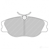 Тормозные колодки дисковые, комплект FERODO Fiat Ulysse (220) 1 Минивэн 2.0 JTD 109 л.с. 1999 – 2002 83 QO3S FCP565W 5016687371871
