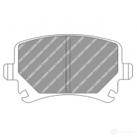 Тормозные колодки дисковые, комплект FERODO F AL12 5016687351378 FCP1636H Audi A4 (B7) 3 Универсал 3.0 Tdi Quattro 233 л.с. 2006 – 2008