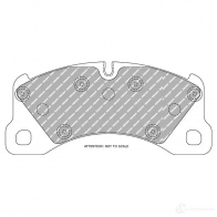 Тормозные колодки дисковые, комплект FERODO Porsche Cayenne (92A) 2 Кроссовер 3.0 Diesel 239 л.с. 2010 – 2024 C 7MSF FCP4064H 4044197651481