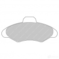 Тормозные колодки дисковые, комплект FERODO Ford Escort 7 (FA, GAL, AFL) Седан 1.8 Endura Turbo D 70 л.с. 1995 – 1999 FDS617 5016687315677 C 1BOQ