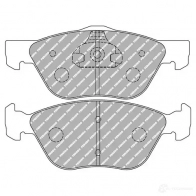 Тормозные колодки дисковые, комплект FERODO 5016687190076 Fiat Multipla (186) 1 Минивэн 1.9 JTD (186AxE1A) 120 л.с. 2002 – 2010 V O3W1 FCP1052H