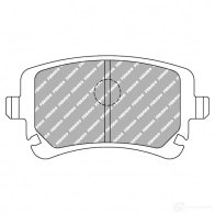 Тормозные колодки дисковые, комплект FERODO 4044197642021 9N8P U Audi A8 (D3) 2 Седан 3.2 Fsi Quattro 260 л.с. 2005 – 2010 FCP1655H