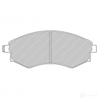 Тормозные колодки дисковые, комплект FERODO FCP600H 5016687207774 DT TYO SsangYong Rexton (Y200) 1 Кроссовер 2.7 xdi 4x4 160 л.с. 2011 – 2025