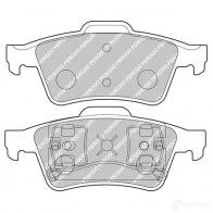 Тормозные колодки дисковые, комплект FERODO 4403140 W1HIN Z FCP1540H 5016687367973