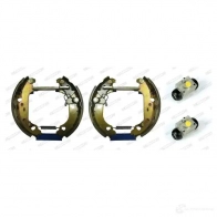 Тормозные колодки FERODO Ford Fiesta 4 (DX, JA, JB) Хэтчбек 1.3 i 50 л.с. 1995 – 2002 FMK557 FSB63 6 OD79M