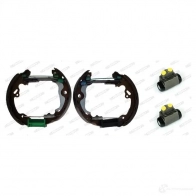Тормозные колодки FERODO F SB565 9QI5N57 FMK339 Ford Focus 2 Кабриолет 2.0 TDCi 136 л.с. 2006 – 2010