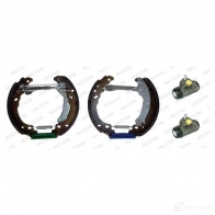 Тормозные колодки FERODO FMK448 9XOQ99 FSB68 8 Fiat Panda (169) 2 Хэтчбек 1.3 D Multijet (169AxG1A. 169AxD1A) 75 л.с. 2006 – 2013