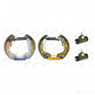 Тормозные колодки FERODO G FNBF2L Opel Astra (F) 1 Кабриолет 1.4 Si 82 л.с. 1993 – 2001 FMK184 5016687408195