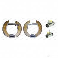 Тормозные колодки FERODO Renault Clio (BB, CB) 2 Хэтчбек 1.9 dTi (B/CB0U) 80 л.с. 1999 – 2005 3TNMB FMK436 F SB519