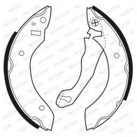 Тормозные колодки FERODO FSB153 5016687012101 721043 A 17JP - Изображение 3
