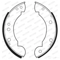 Тормозные колодки FERODO F SB385R 721219 VEHS5C1 FSB385 - Изображение 3