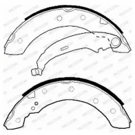 Тормозные колодки FERODO 0N MZ87T FSB519 5016687037807 721420 - Изображение 4