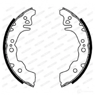 Тормозные колодки FERODO 721276 FSB4040 4044197500581 I9O49 HT - Изображение 2