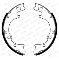 Тормозные колодки FERODO FSB613 721515 YEBN G 5016687088007 - Изображение 2