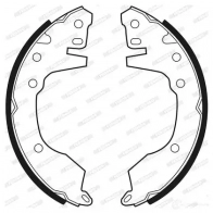 Тормозные колодки FERODO ANQF 9GL 5016687026801 721149 FSB290 - Изображение 2