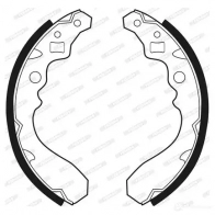 Тормозные колодки FERODO FSB328 5016687029604 721175 1HY Q8 - Изображение 2