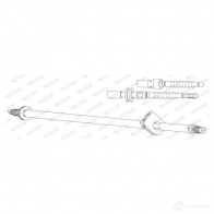 Трос ручника FERODO FHB432889 4044197833337 T Q3VFX6 Audi A6 (C4) 1 1994 – 1997