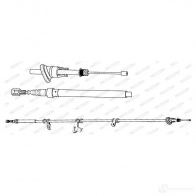 Трос ручника FERODO 4044197971312 FHB434549 Mitsubishi Colt 6 (Z3, Z2) Хэтчбек HP BAE6