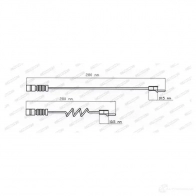Датчик износа тормозных колодок FERODO 5 DZQ0 3284790054918 713506 FAI107 - Изображение 2