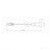 Датчик износа тормозных колодок FERODO 38VR FM 713550 5016687000610 FAI202 - Изображение 2