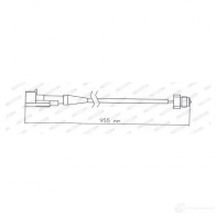 Датчик износа тормозных колодок FERODO BS7 AX5 4044197439737 713557 FAI211 - Изображение 2