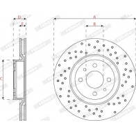 Тормозной диск FERODO DDF2793C 353TQ MS 1440300653 - Изображение 3