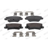 Тормозные колодки дисковые, комплект FERODO Kia Picanto (JA) 3 Хэтчбек 1.0 T GDi 100 л.с. 2017 – 2025 FDB5036 6XL DFTF