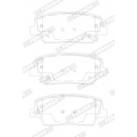 Тормозные колодки дисковые, комплект FERODO KR 8QL8 FDB5152 1439895345 - Изображение 2