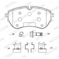 Тормозные колодки дисковые, комплект FERODO 1439895390 FDB5279 0VVL V5 - Изображение 2
