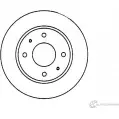 Тормозной диск Jurid 561325J Fiat Palio (178) 1 Хэтчбек 1.4 95 л.с. 2003 – наст. время 561 325 561325J