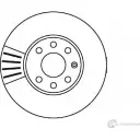 Тормозной диск Jurid 562069J 562069J Opel 5 62069