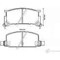 Тормозные колодки, дисковые, комплект Jurid 572172J 572172 571144 20 767