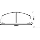 Тормозные колодки, дисковые, комплект Jurid 572196J 571162 5 72196 VNTD3AH