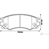 Тормозные колодки, дисковые, комплект Jurid 571221 572277J J1PRZM2 5722 77