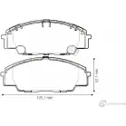 Тормозные колодки, дисковые, комплект Jurid 231 78 572432J 571341 572432