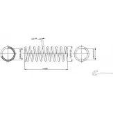 Пружина подвески MONROE Honda Accord 5 (CE) Универсал 2.0 i LS 16V (CE2) 136 л.с. 1993 – 1998 SP2198 1R6 JTWQ 5412096150593