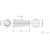 Пружина подвески MONROE 5412096160516 SP3089 93S67 1 Toyota Celica