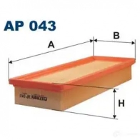 Воздушный фильтр FILTRON ap043 2101647 5904608000439 OSCU L47