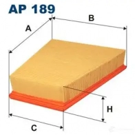 Воздушный фильтр FILTRON B9UJF JV 5904608001894 2102172 ap189 - Изображение 5