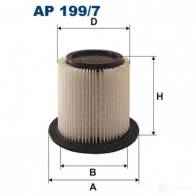 Воздушный фильтр FILTRON IBG6 A 5904608071996 ap1997 Ford Explorer 2 (EX, UN150) Внедорожник 5.0 4WD 213 л.с. 1996 – 2001